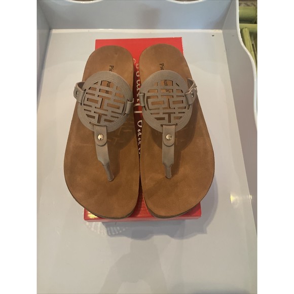 New Pierre Dumas Women's Nude Sandals Lana 1  Model  21419 Size 8 NIB - Picture 6 of 9